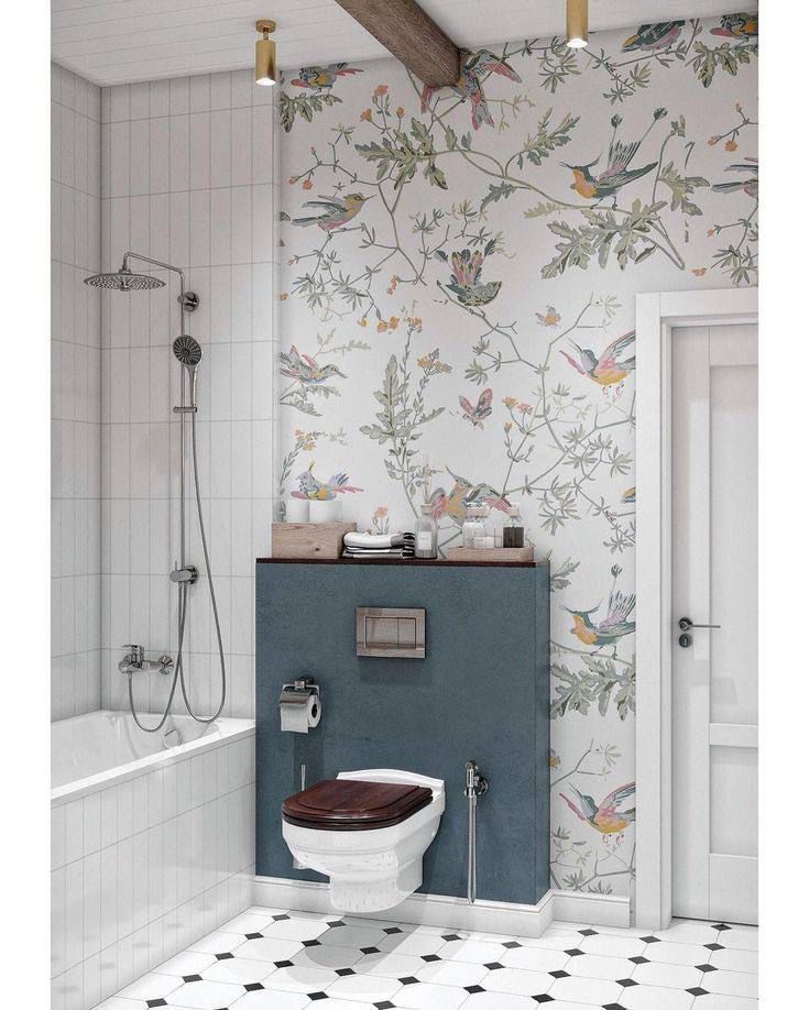 Фото № 14: Ванная комната с цветами: 15 примеров на любой вкус