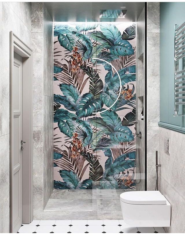 Фото № 2: Ванная комната с цветами: 15 примеров на любой вкус