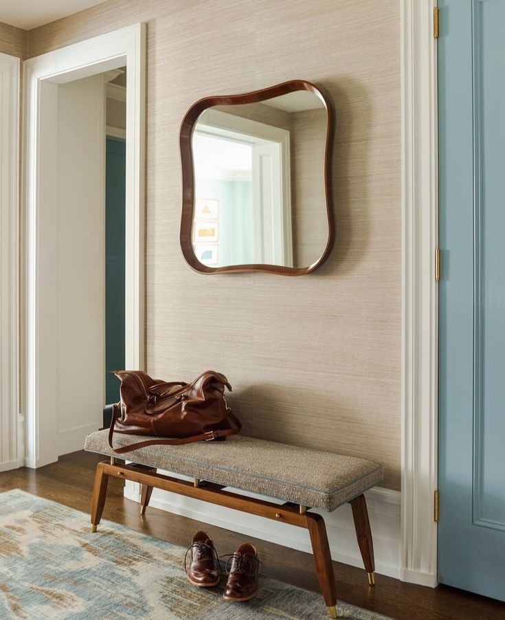 Фото № 21: Деревянная скамья для прихожей: 25 оригинальных вариантов