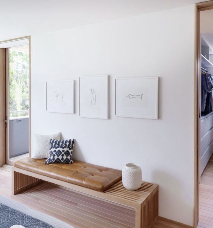 Фото № 19: Деревянная скамья для прихожей: 25 оригинальных вариантов