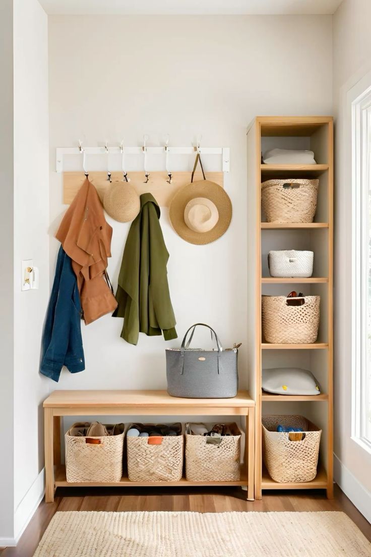 Фото № 12: Деревянная скамья для прихожей: 25 оригинальных вариантов