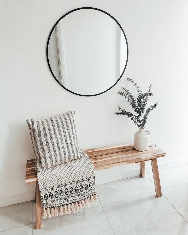 Фото № 1: Деревянная скамья для прихожей: 25 оригинальных вариантов