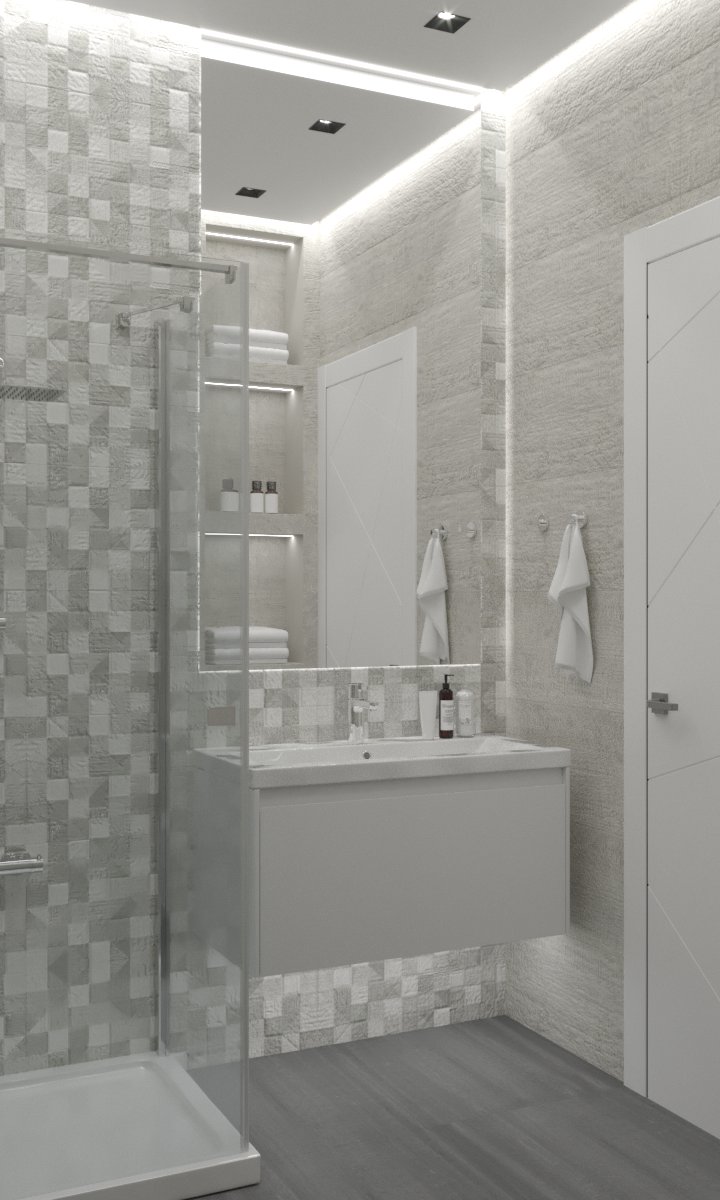 Фото № 2: Дизайн квартиры-студии с барной стойкой