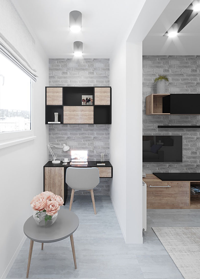 Фото № 4: Современный дизайн маленькой квартиры-студии