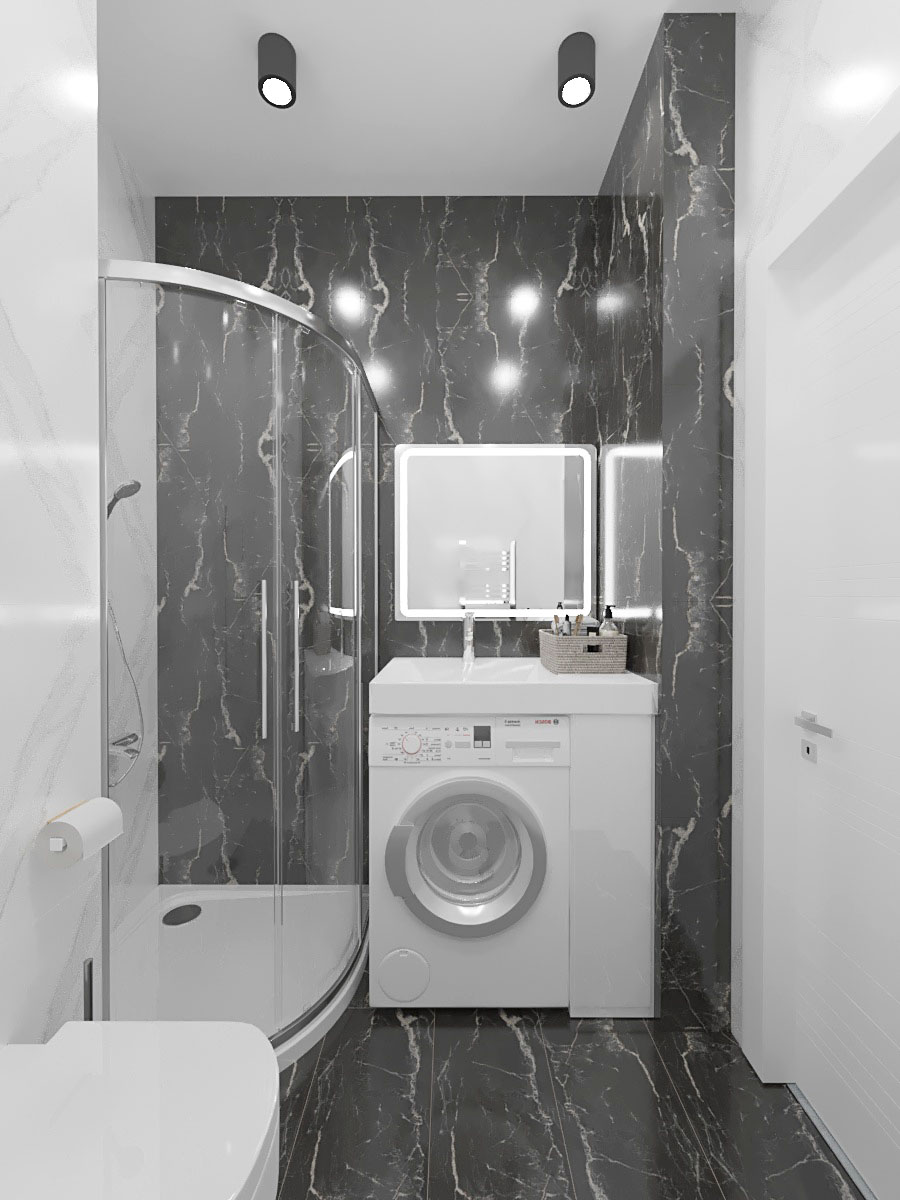 Фото № 5: Современный дизайн маленькой квартиры-студии