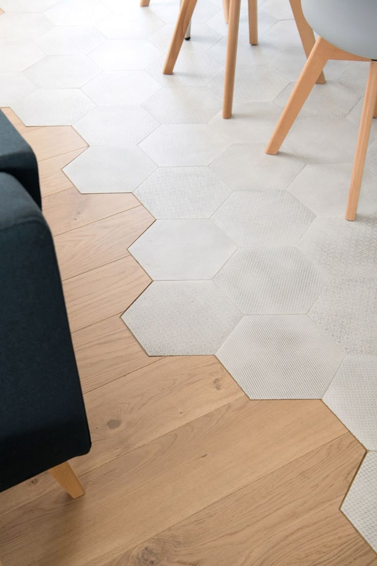 Фото № 7: Плитка-гексагон: модные идеи и варианты применения в интерьере