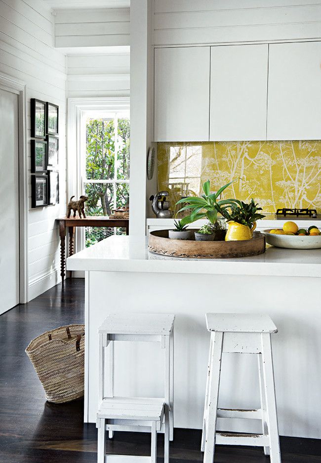 Фото № 20: Стеклянный фартук для кухни: 23 идеи