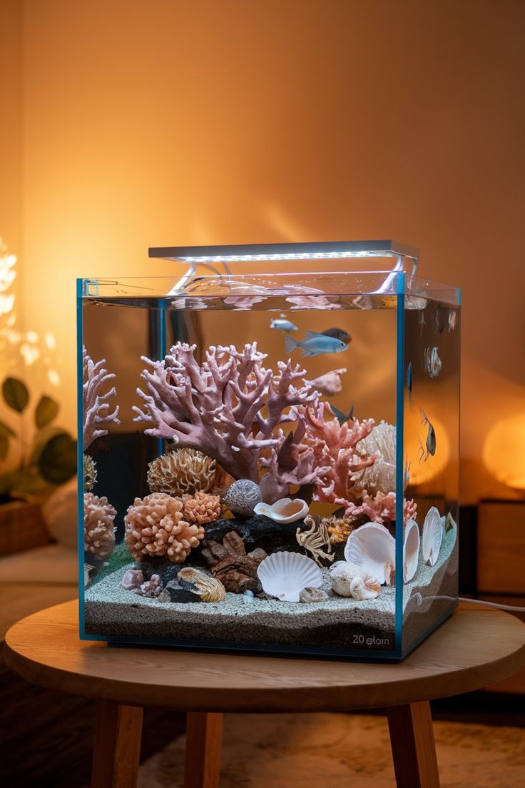 Фото № 4: Оригинальные дизайнерские решения для интерьера с аквариумом