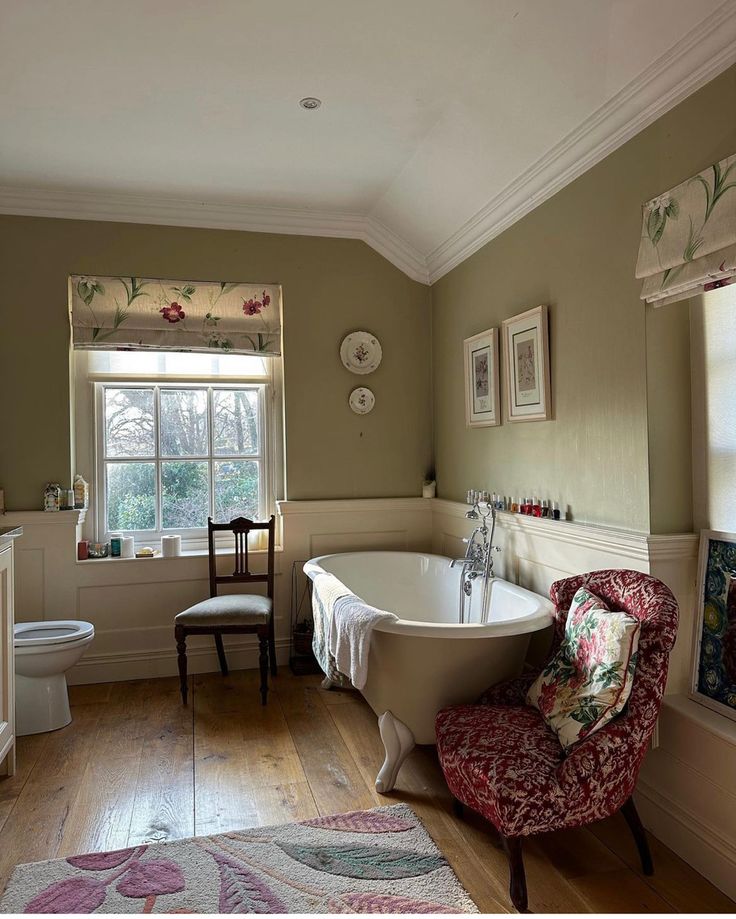 Фото № 2: 10 красивых идей для ванной комнаты в стиле ретро