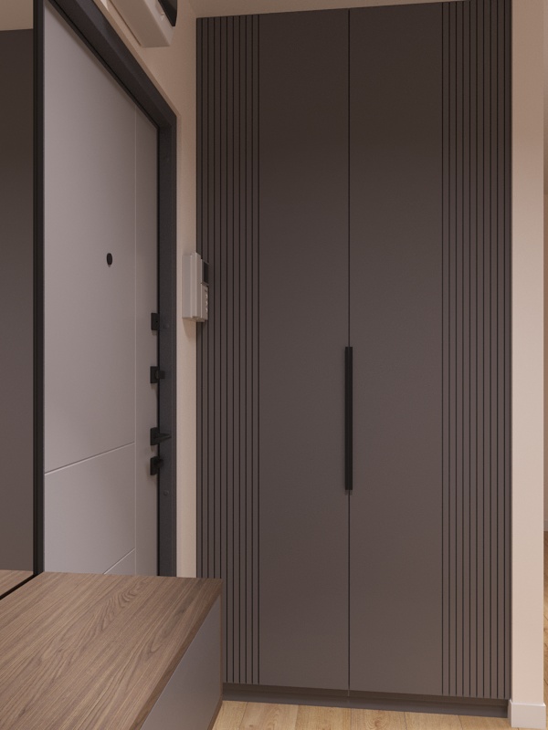 Фото № 2: Светлая трехкомнатная квартира со спальней для девочки