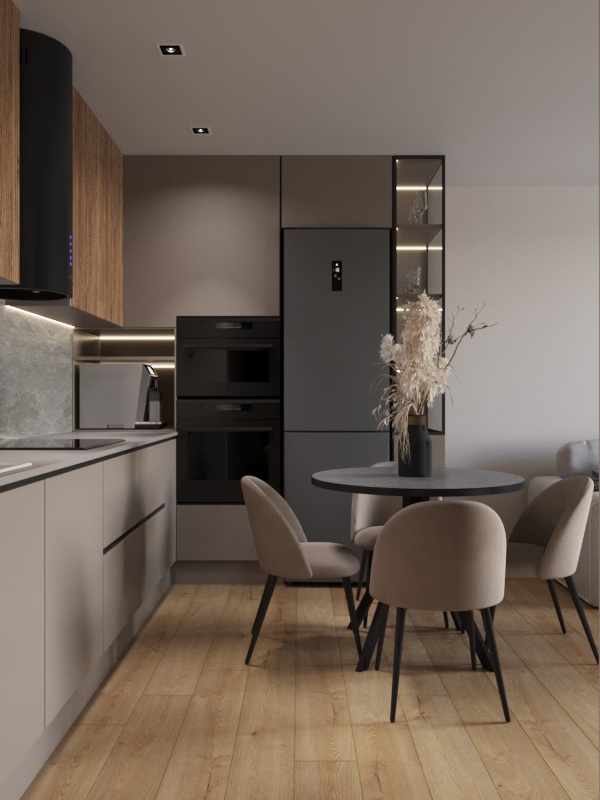 Фото № 3: Светлая трехкомнатная квартира со спальней для девочки