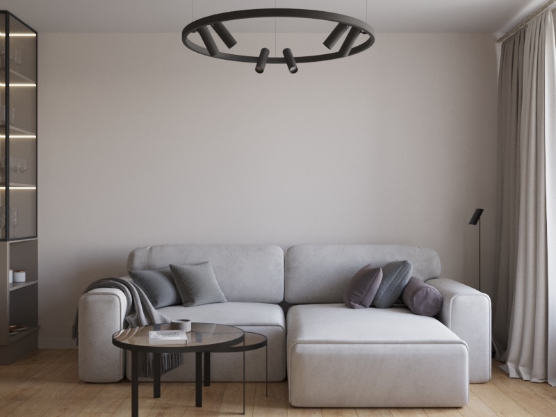 Фото № 5: Светлая трехкомнатная квартира со спальней для девочки