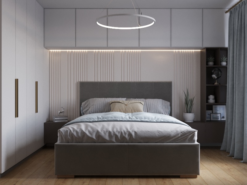 Фото № 6: Светлая трехкомнатная квартира со спальней для девочки