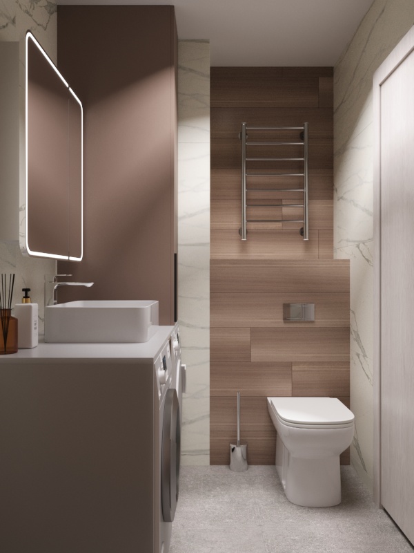 Фото № 12: Светлая трехкомнатная квартира со спальней для девочки