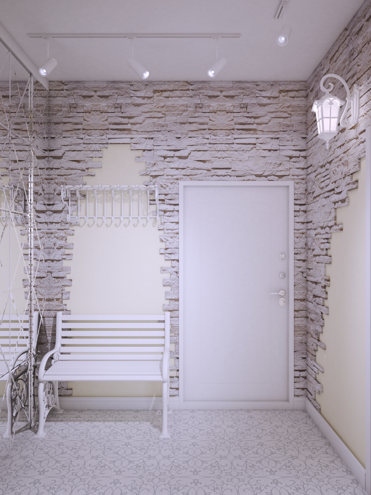 Фото № 1: Маленькая однушка в стиле современная классика с камином