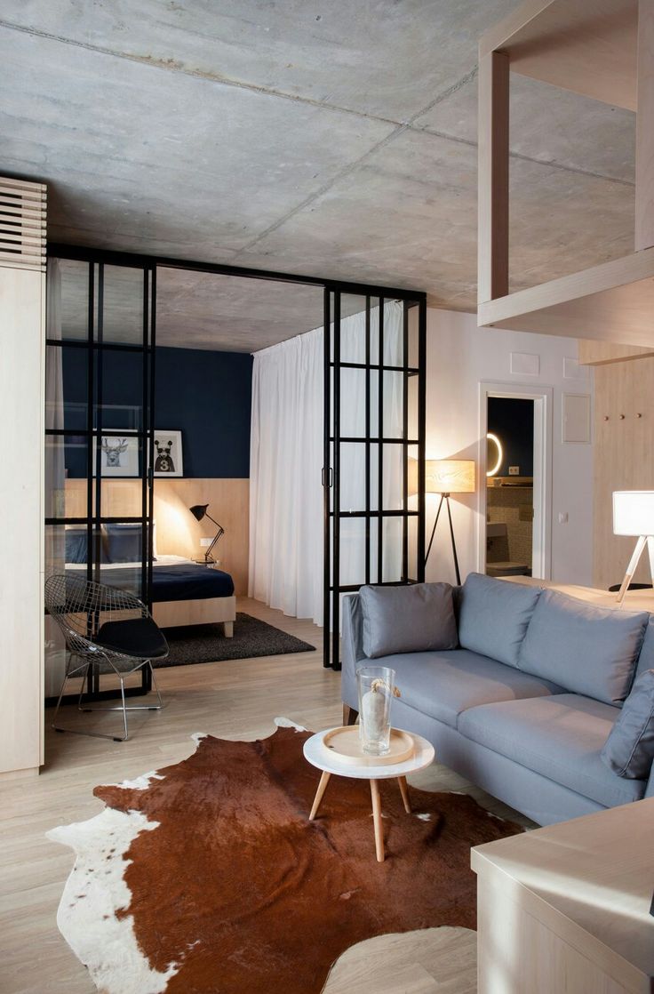 Фото № 16: Зонирование интерьера стеклянными перегородками: преимущества и недостатки 