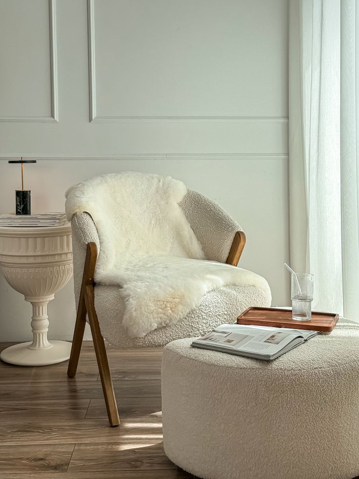 Фото № 3: Как использовать овечью шкуру в интерьере: фотоидеи для вдохновения