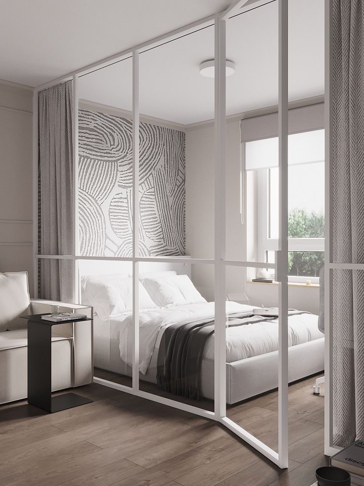 Фото № 3: Как зонировать комнаты с помощью перегородок