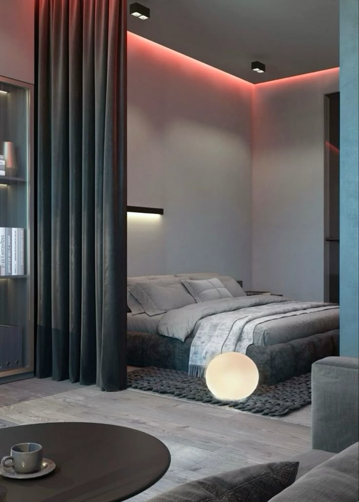 Фото № 4: Как зонировать комнаты с помощью перегородок