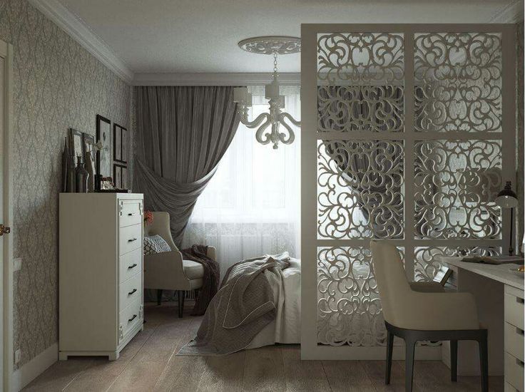 Фото № 15: Как зонировать комнаты с помощью перегородок