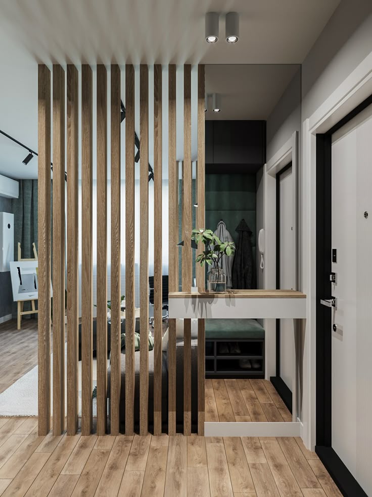 Фото № 11: Как зонировать комнаты с помощью перегородок