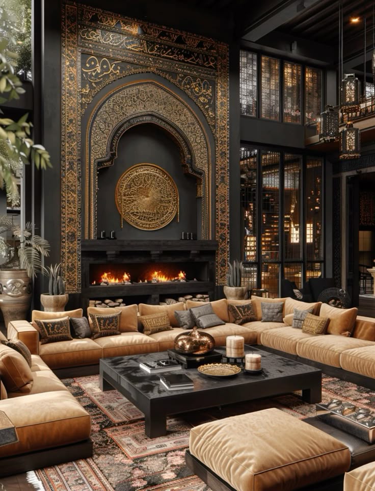 Фото № 5: Восточные мотивы в интерьере гостиной: 17 идей