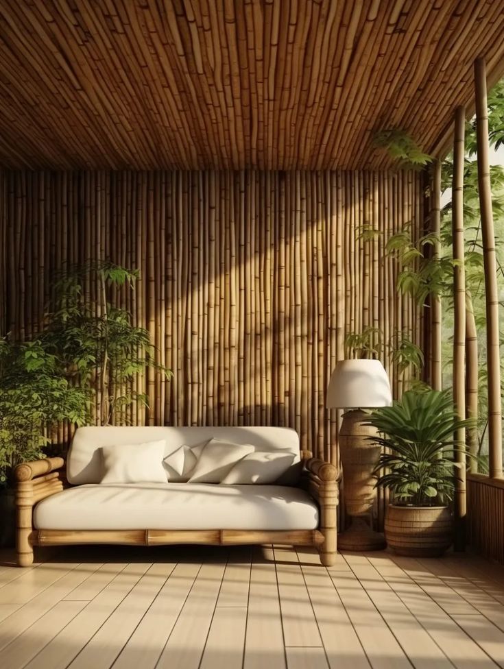 Фото № 10: Пол из бамбука: 10 крутых вариантов для дома