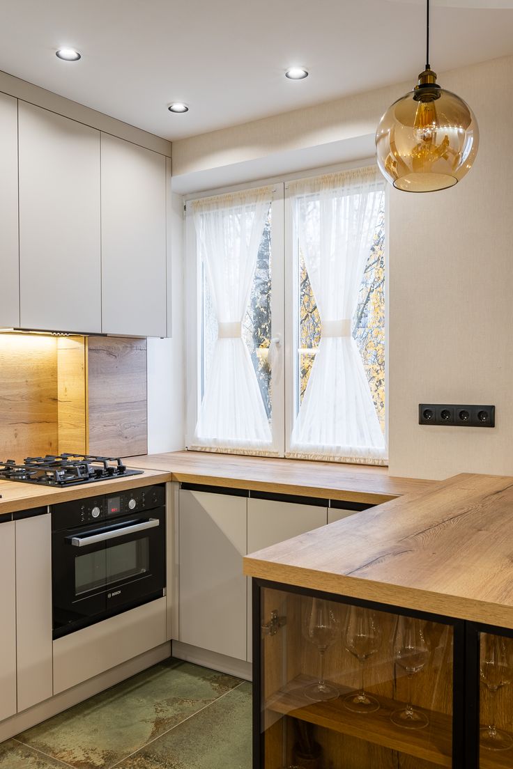 Фото № 2: Дизайн штор для кухни: 14 отличных вариантов