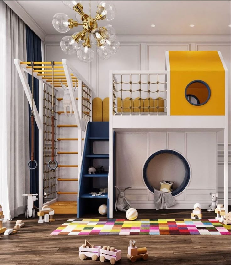 Фото № 10: Ярусные кровати для детской: 10 ярких примеров