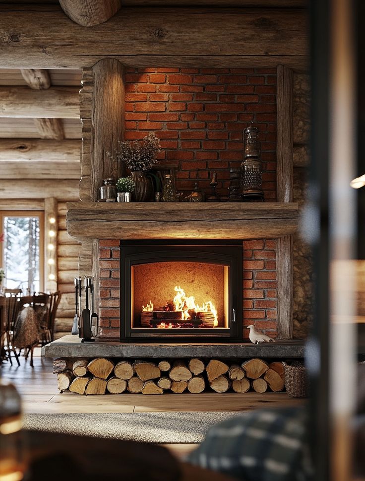 Фото № 6: Камин в интерьере гостиной: 18 интересных вариантов