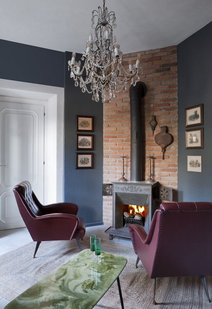 Фото № 15: Камин в интерьере гостиной: 18 интересных вариантов