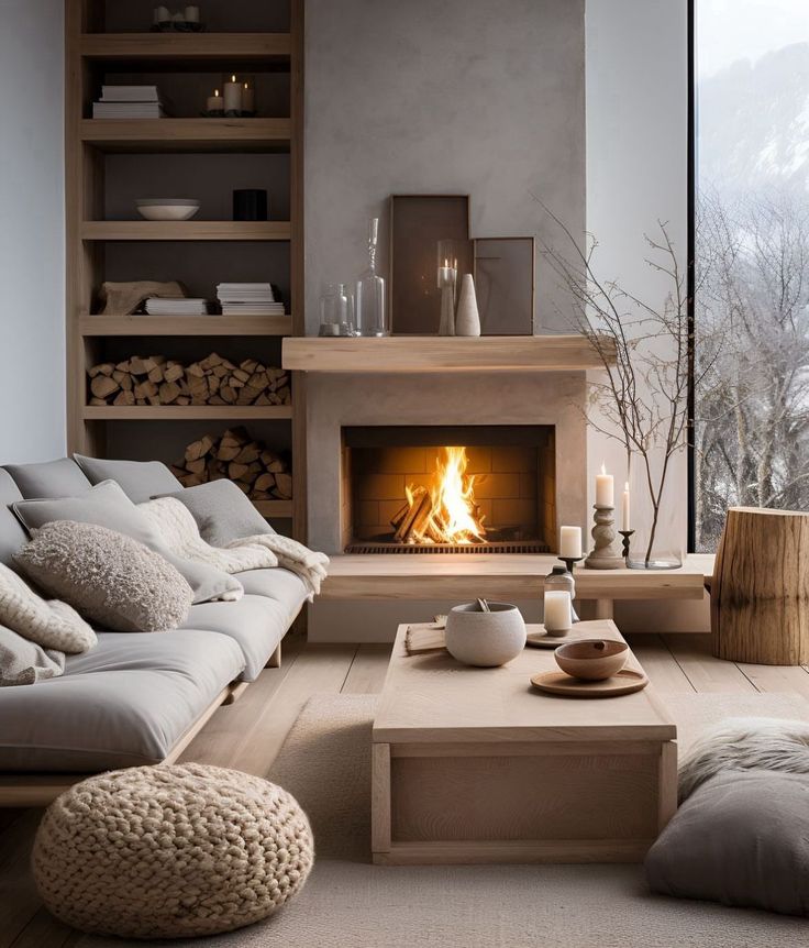 Фото № 1: Камин в интерьере гостиной: 18 интересных вариантов