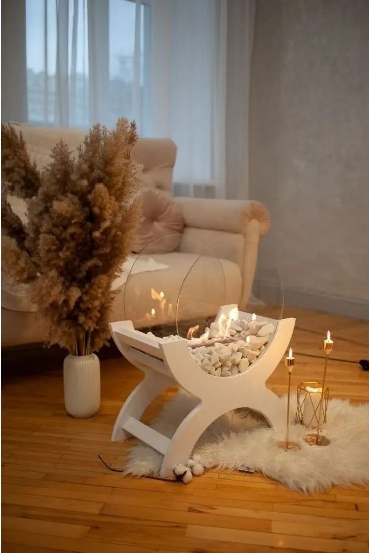 Фото № 9: Камин в интерьере гостиной: 18 интересных вариантов