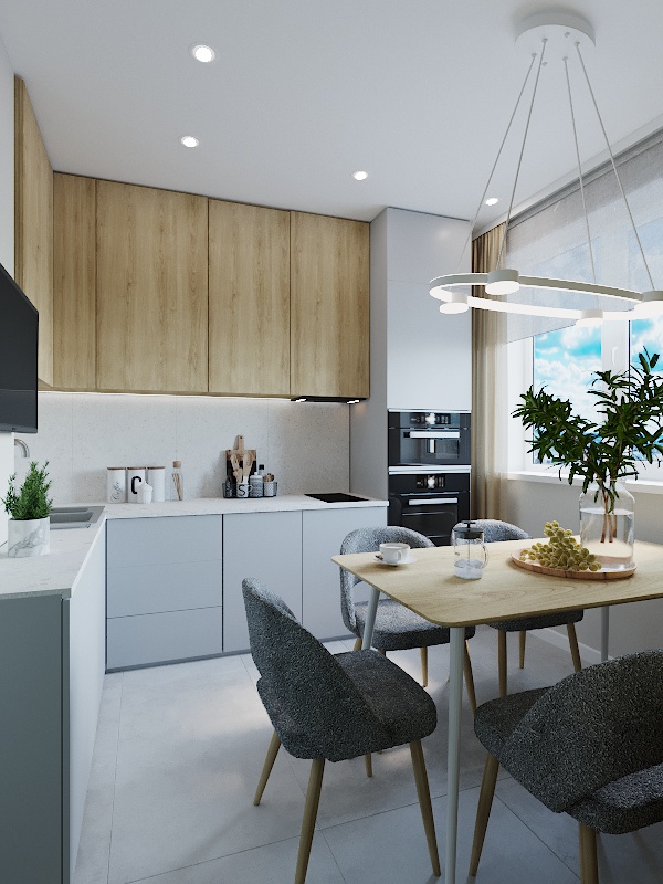 Фото № 24: 25 белых кухонь с ярким дизайном