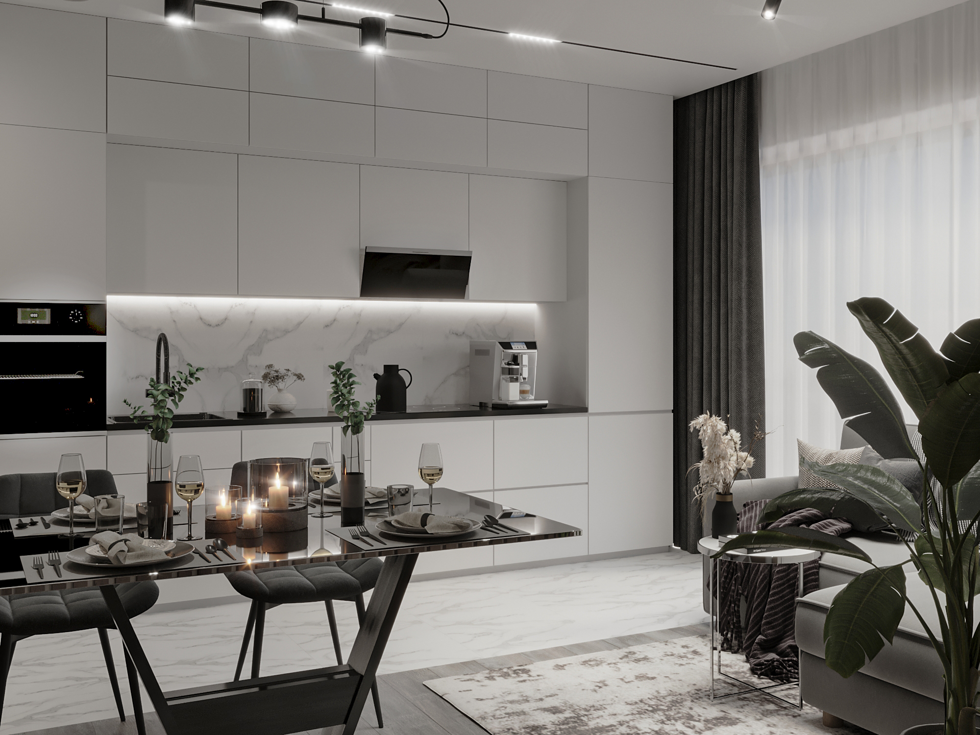 Фото № 17: 25 белых кухонь с ярким дизайном