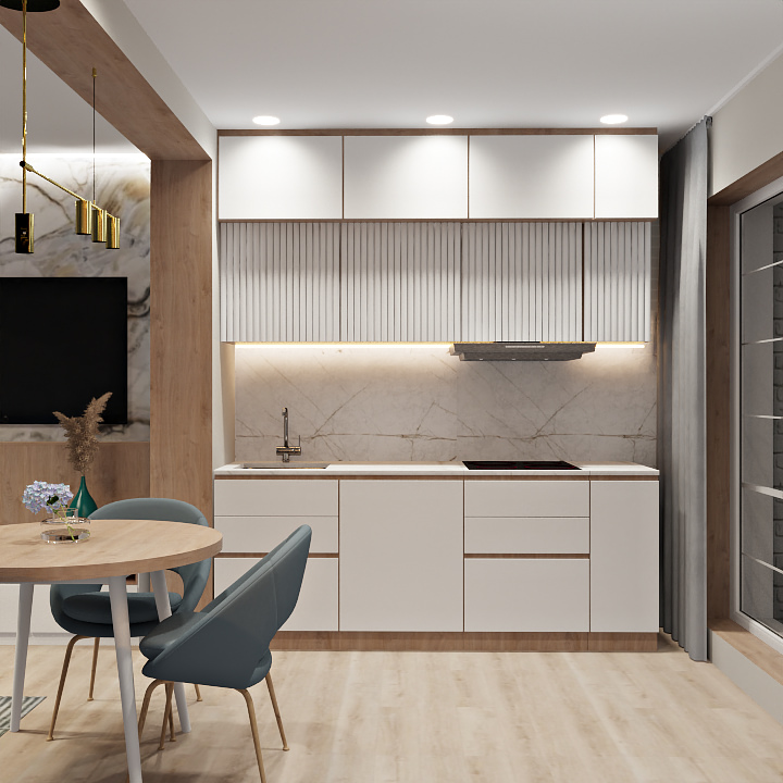 Фото № 5: 25 белых кухонь с ярким дизайном