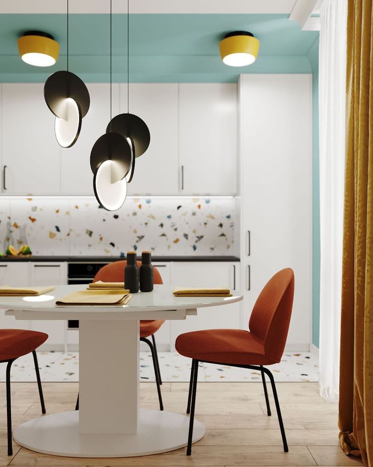 Фото № 2: 25 белых кухонь с ярким дизайном