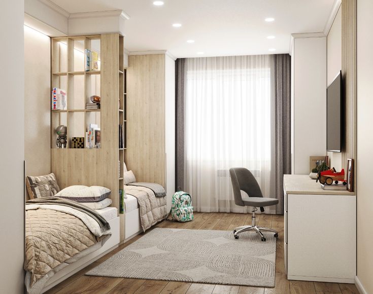 Фото № 1: Оформление детской для разнополых детей: 11 вдохновляющих идей