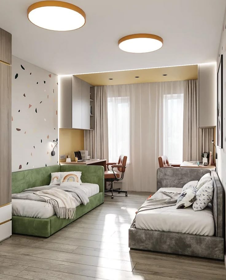 Фото № 7: Оформление детской для разнополых детей: 11 вдохновляющих идей