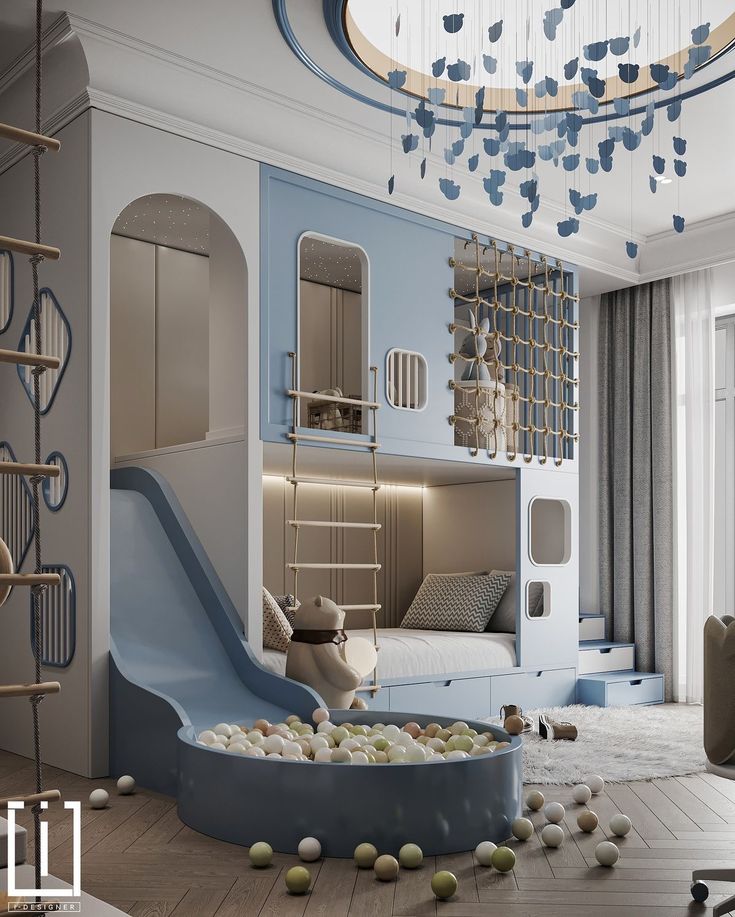 Фото № 6: Оформление детской для разнополых детей: 11 вдохновляющих идей