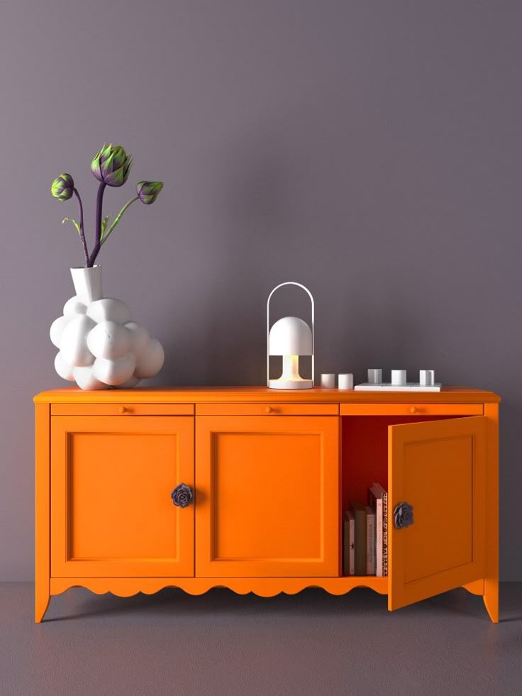 Фото № 10: Храним вещи ярко: 10 цветных комодов в интерьере