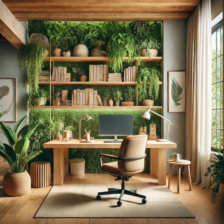 Фото № 14: Место, где воплощаются смелые начинания: 19 примеров кабинета от ReRooms