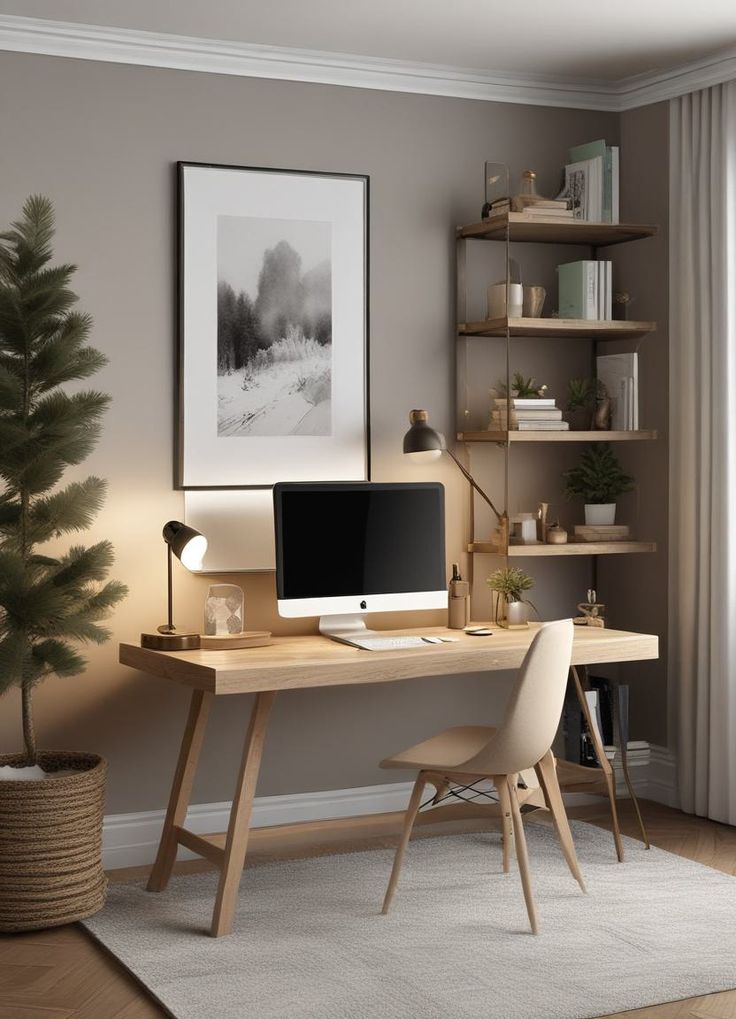 Фото № 12: Место, где воплощаются смелые начинания: 19 примеров кабинета от ReRooms