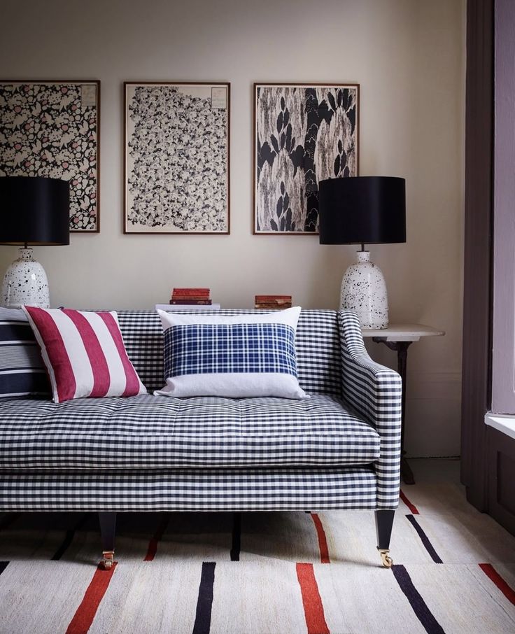 Фото № 13: Клетчатые узоры в интерьере: как и где их применять