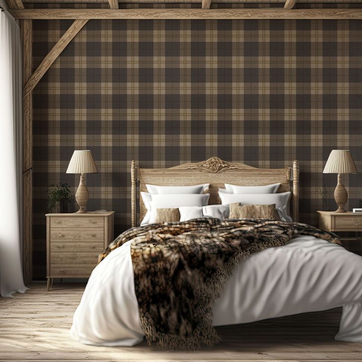 Фото № 10: Клетчатые узоры в интерьере: как и где их применять