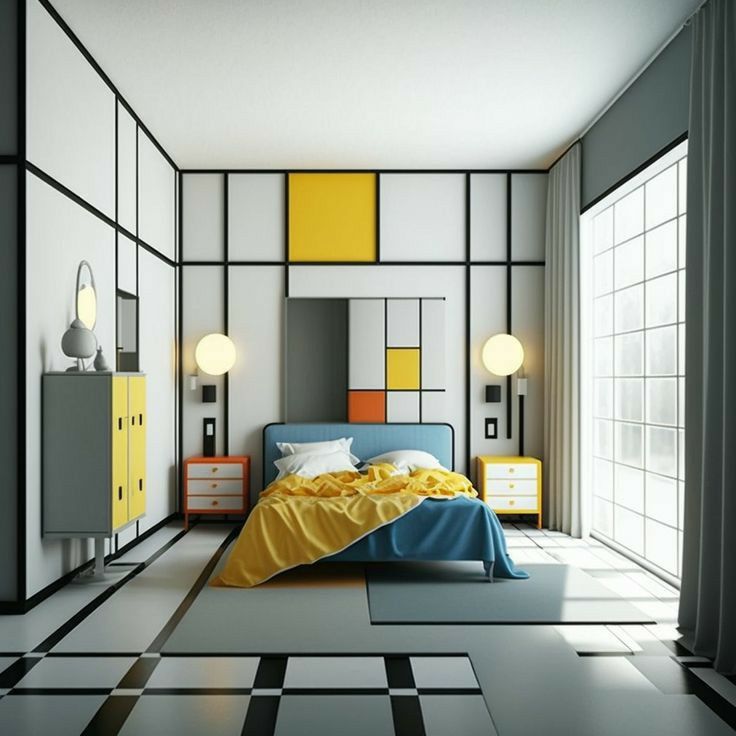 Фото № 21: Чистая абстракция: 25 интерьеров, вдохновленных творчеством Пита Мондриана