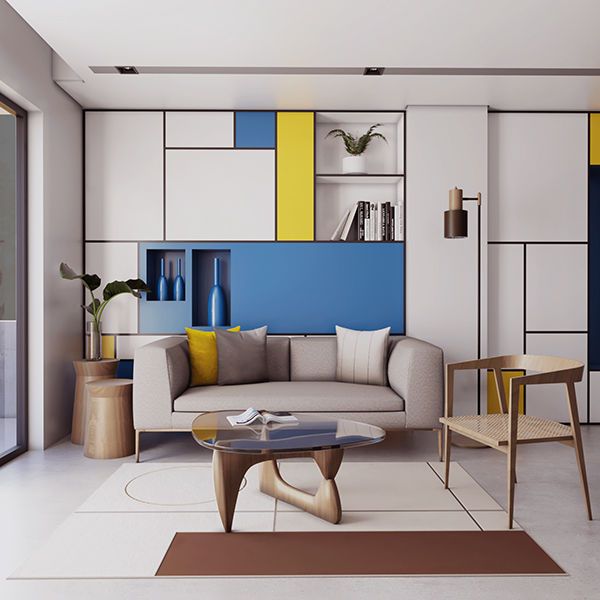 Фото № 5: Чистая абстракция: 25 интерьеров, вдохновленных творчеством Пита Мондриана