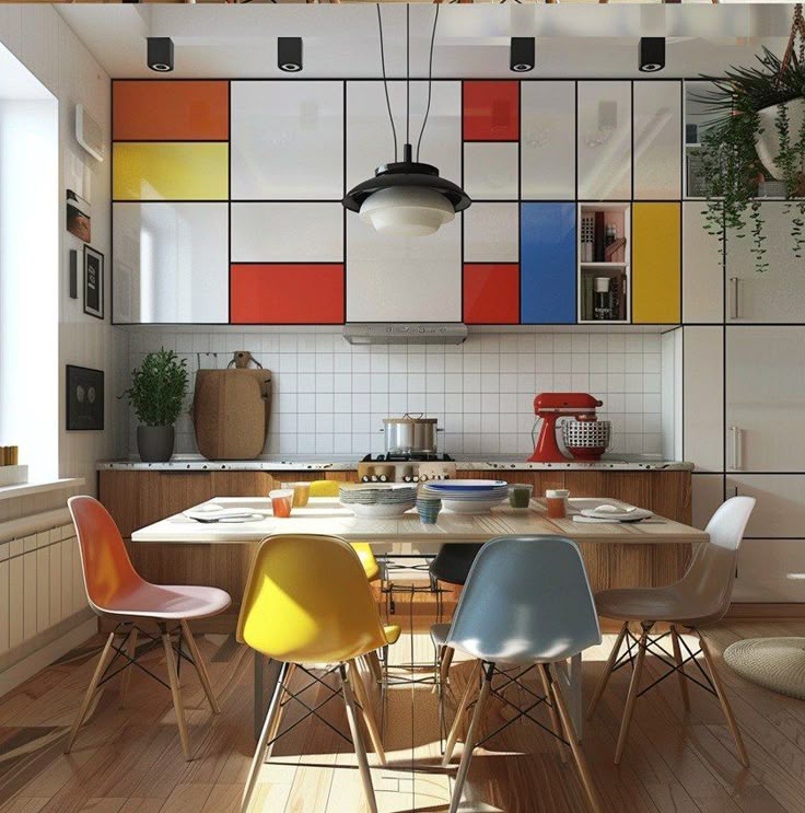 Фото № 16: Чистая абстракция: 25 интерьеров, вдохновленных творчеством Пита Мондриана