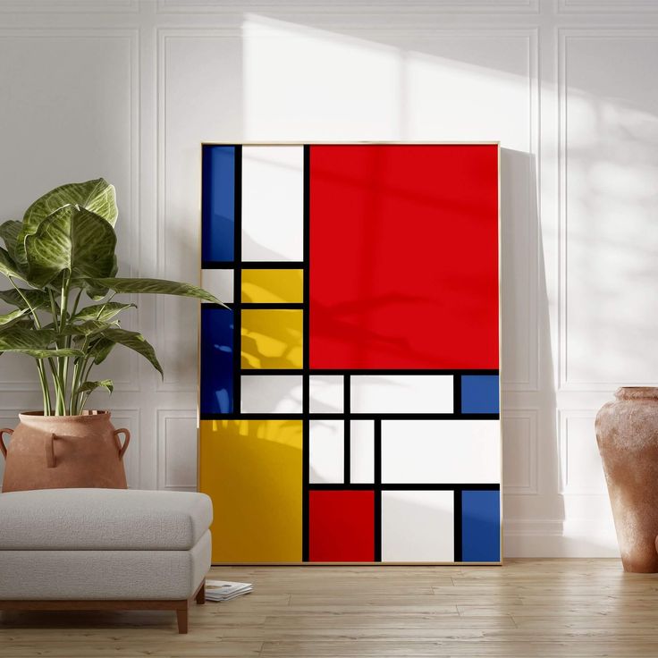 Фото № 11: Чистая абстракция: 25 интерьеров, вдохновленных творчеством Пита Мондриана