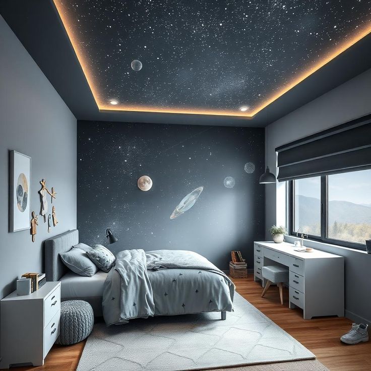 Фото № 6: 17 интерьеров с необычным потолком